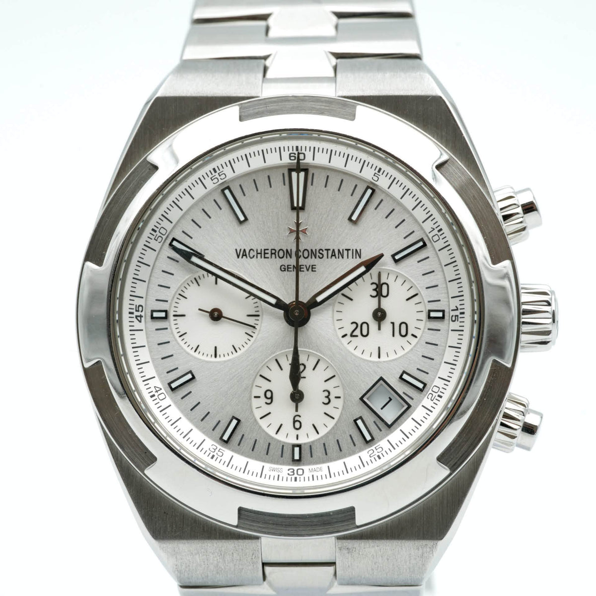 Vacheron Constantin Overseas Silver Dial on Steel 5500V/110A-B075 Card 2018