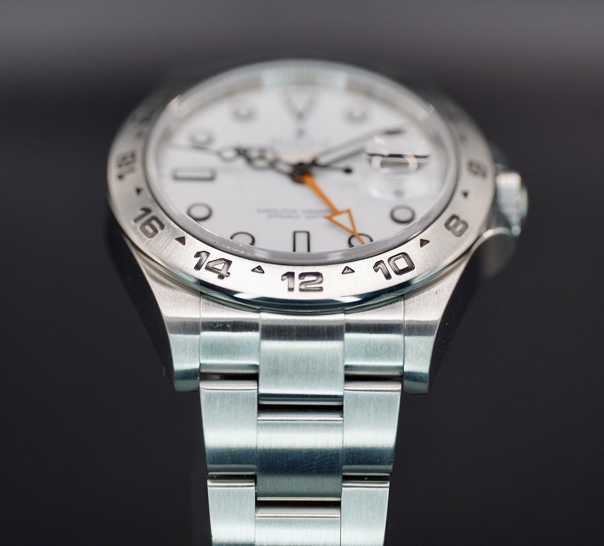 Rolex Explorer II White Dial on Oyster 216570
