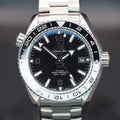 Omega Seamaster Planet Ocean 600 M Co-Axial Master Chronometer GMT Black Dial on Bracelet 215.30.44.22.01.001 Card 2018