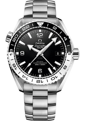 Omega Seamaster Planet Ocean 600 M Co-Axial Master Chronometer GMT Black Dial on Bracelet 215.30.44.22.01.001 Card 2018