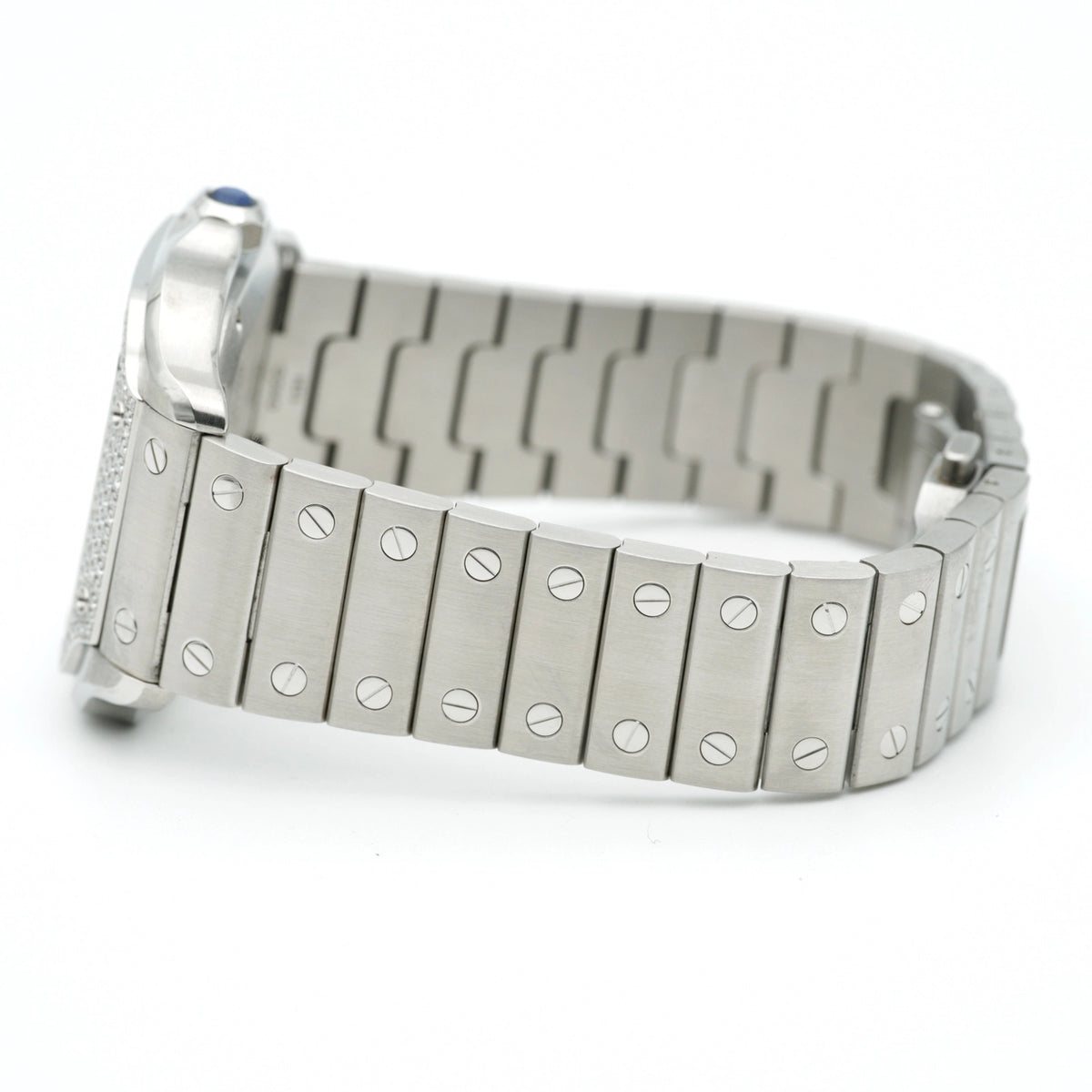 Cartier Santos de Cartier Medium Sunray Dial on Bracelet W4SA0005 Complete 2022