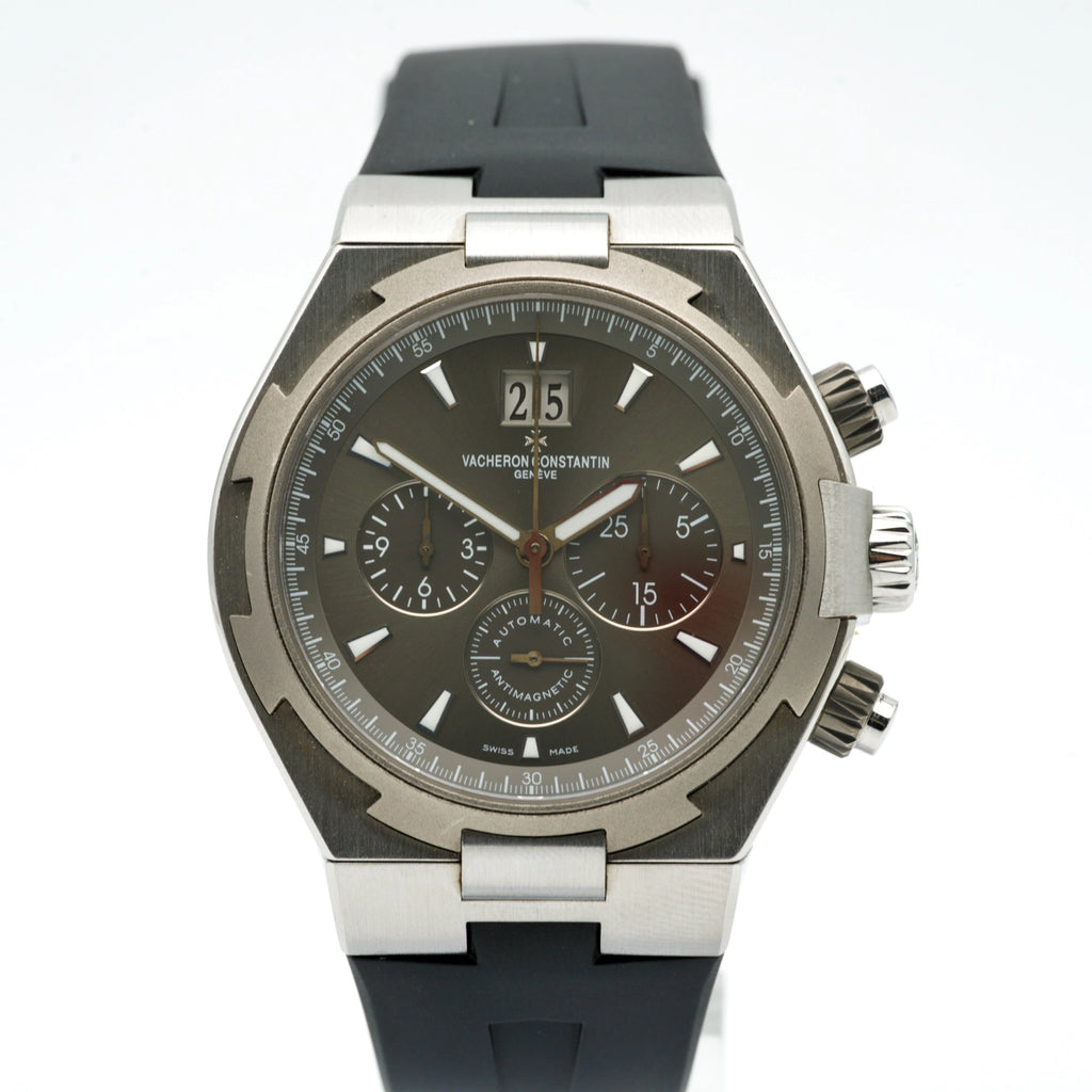 Vacheron constantin Chronograph Grey chrono Dial on Dark grey alligator mississipiensis 49150/000W-9501 Complete 2014