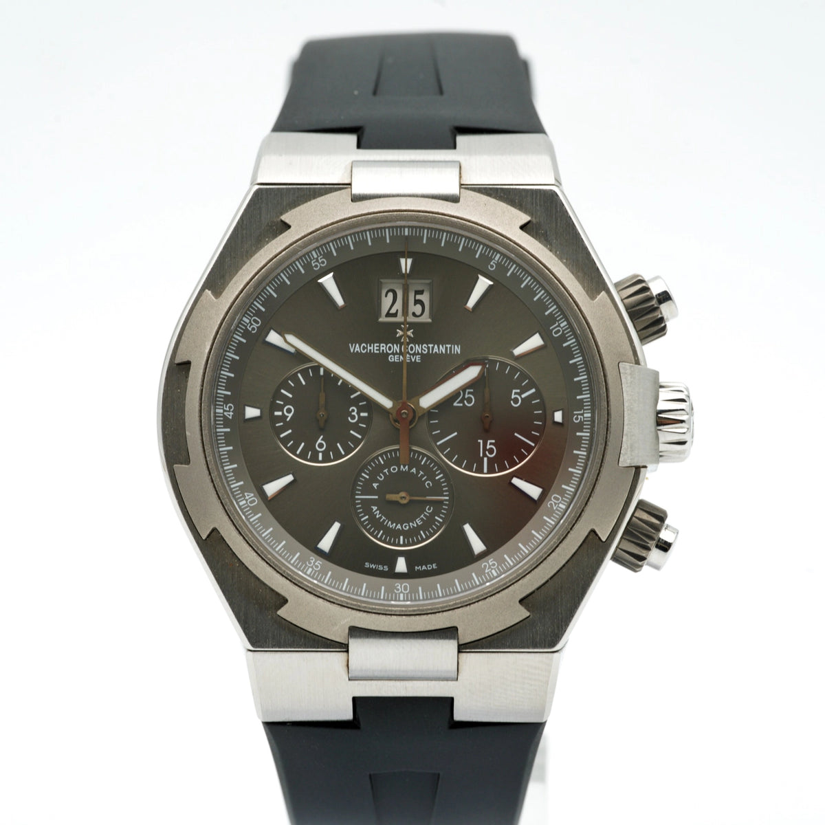 Vacheron constantin Chronograph Grey chrono Dial on Dark grey alligator mississipiensis 49150/000W-9501 Complete 2014