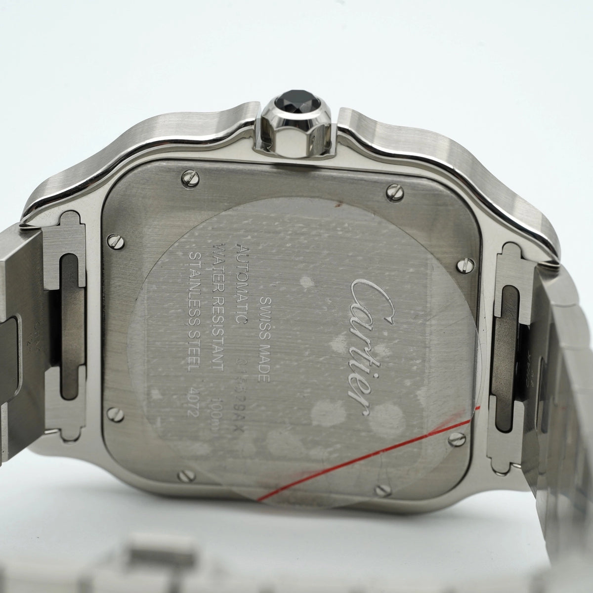 Cartier Santos de Cartier Large Gray Dial on Bracelet WSSA0037 Complete 2022
