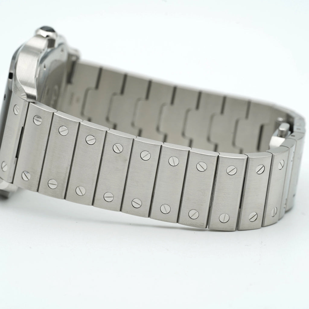 Cartier Santos de Cartier Large Gray Dial on Bracelet WSSA0037 Complete 2022