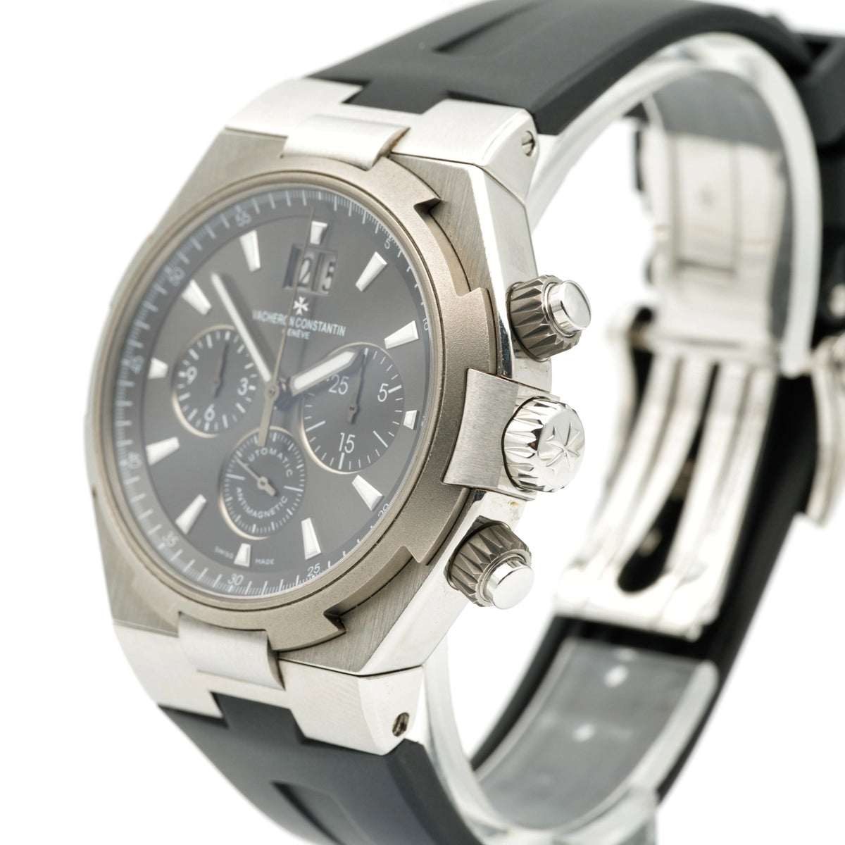 Vacheron constantin Chronograph Grey chrono Dial on Dark grey alligator mississipiensis 49150/000W-9501 Complete 2014