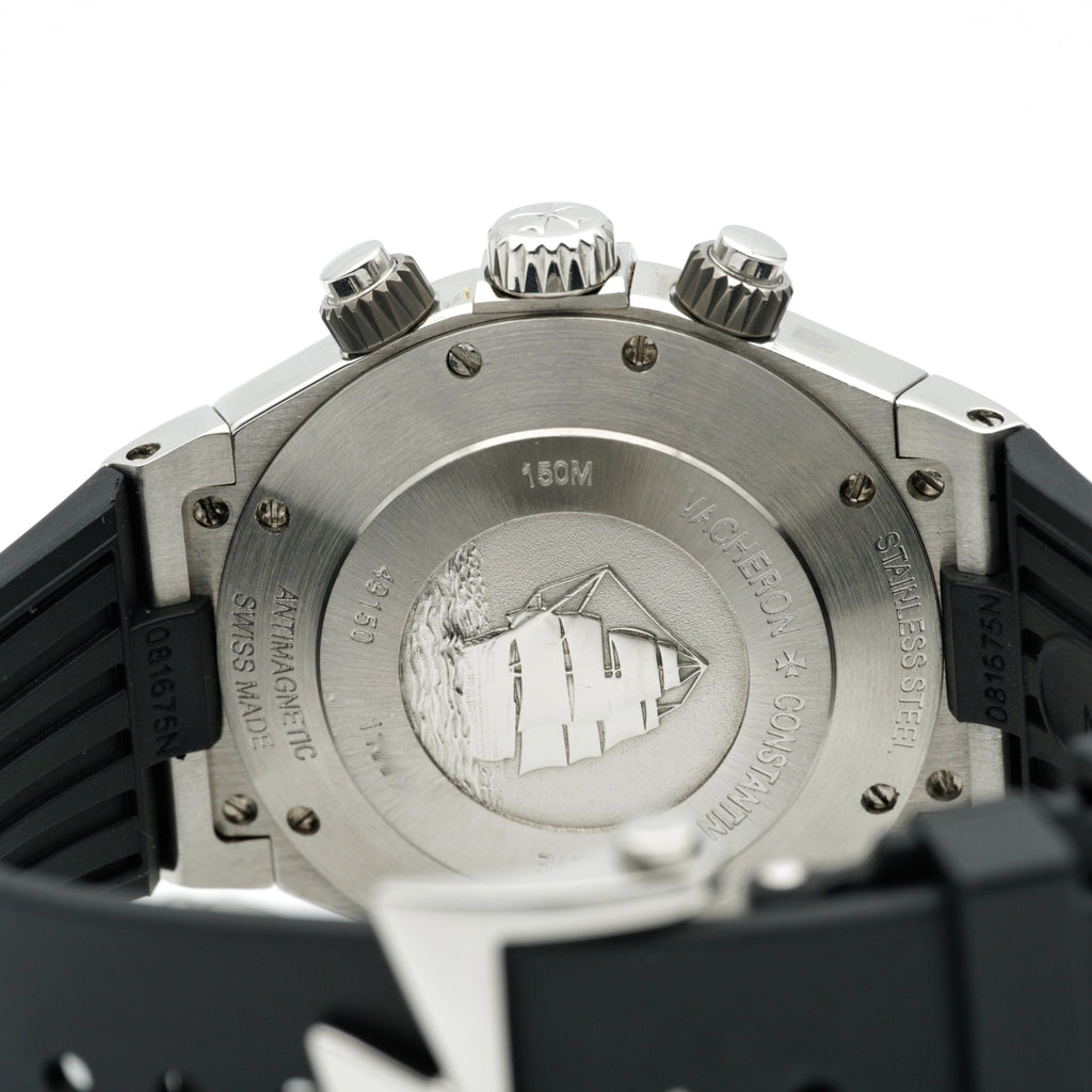 Vacheron constantin Chronograph Grey chrono Dial on Dark grey alligator mississipiensis 49150/000W-9501 Complete 2014