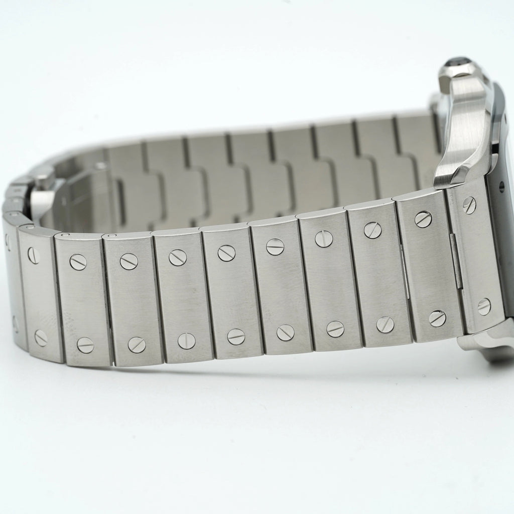 Cartier Santos de Cartier Large Gray Dial on Bracelet WSSA0037 Complete 2022