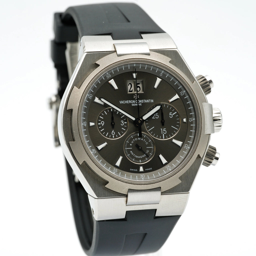 Vacheron constantin Chronograph Grey chrono Dial on Dark grey alligator mississipiensis 49150/000W-9501 Complete 2014