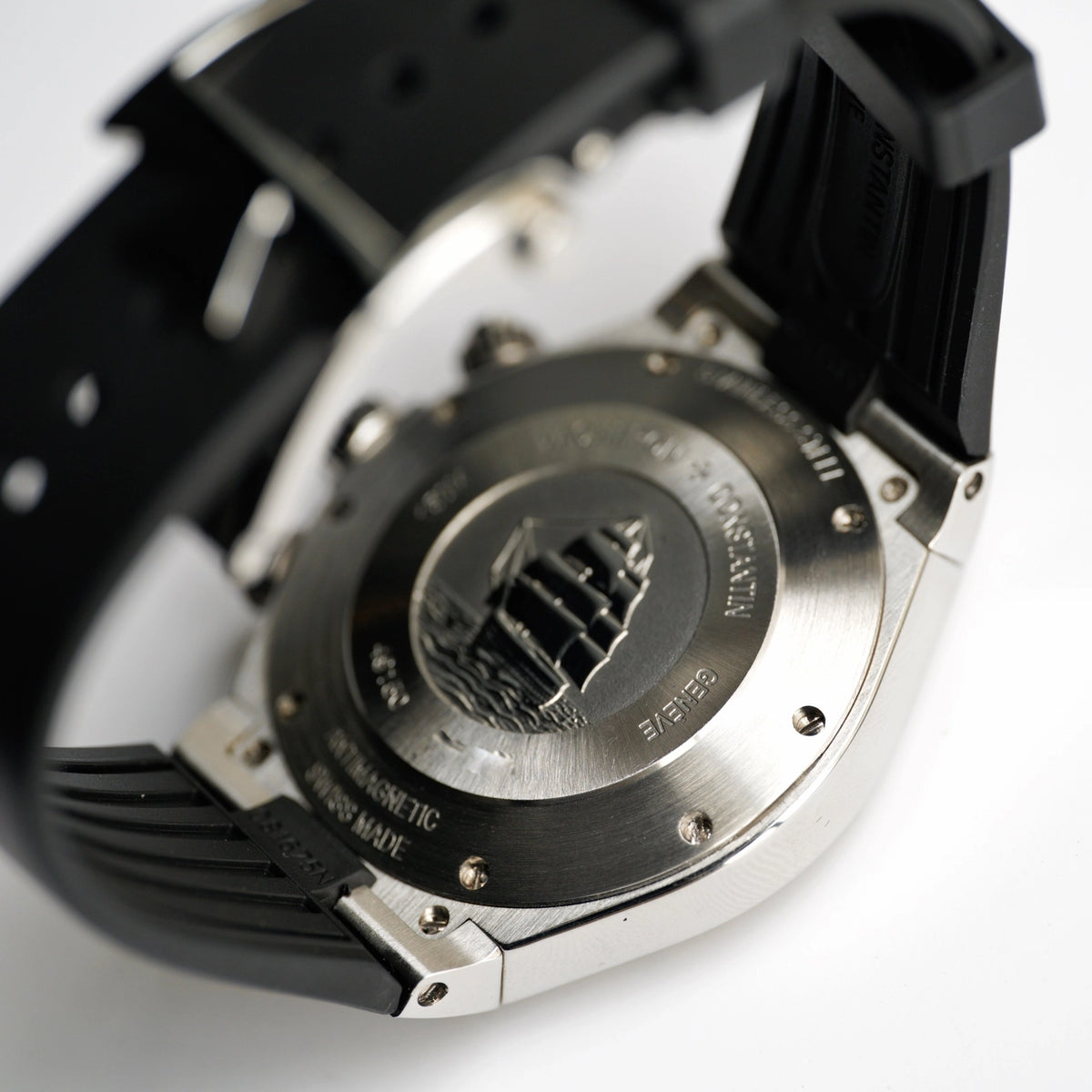 Vacheron constantin Chronograph Grey chrono Dial on Dark grey alligator mississipiensis 49150/000W-9501 Complete 2014